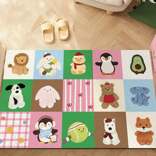 Playful Animal-Themed Area Rug