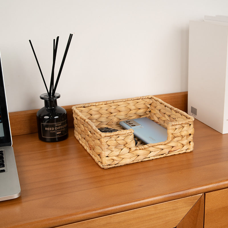 Handcrafted Natural Wicker Organizer Bowlift