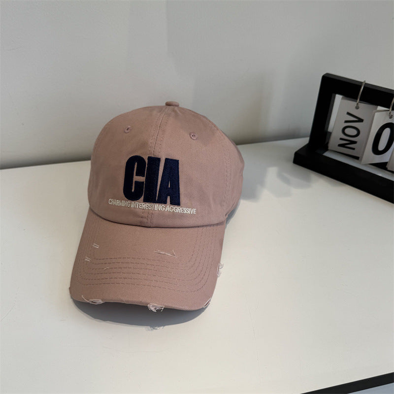 Men's Distressed Motivational Baseball Cap Bowlift