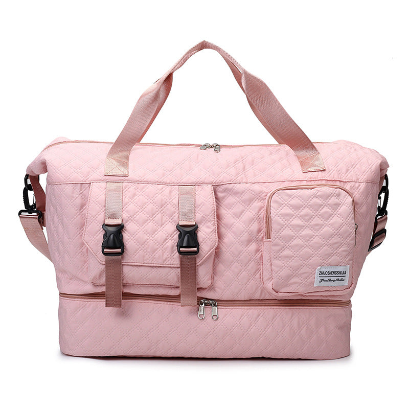 Premium Quilted Weekend Duffel Bag