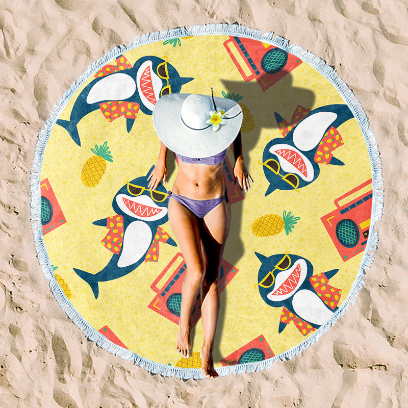 Rundstrand towel with unique sunset design Bowlift