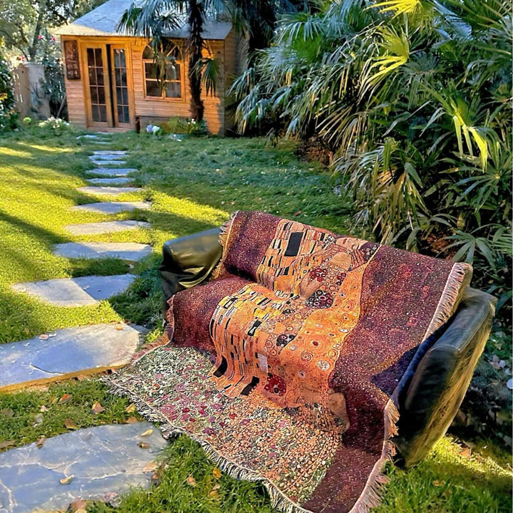 Artistic Woven Tapestry Throw Blanket