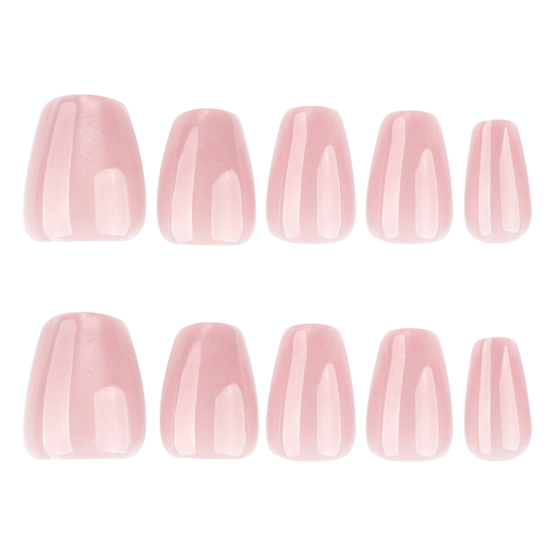 Artful nail art with elegant shimmer effect Bowlift