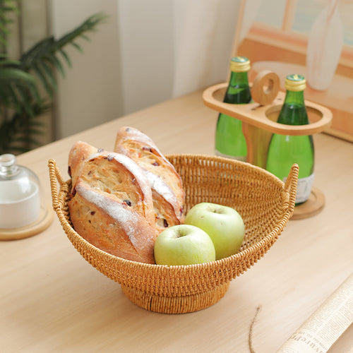 Unisex Handwoven Fruit and Vegetable Stand Bowlift