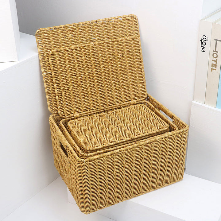Handwoven storage basket Bowlift