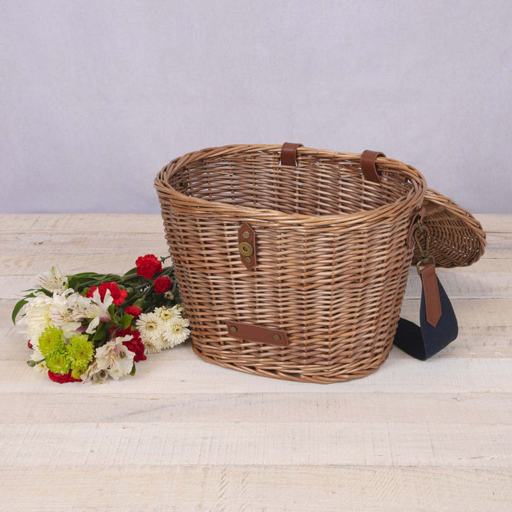 Women's picnic basket with insulated cooling function and high-quality woven design Bowlift