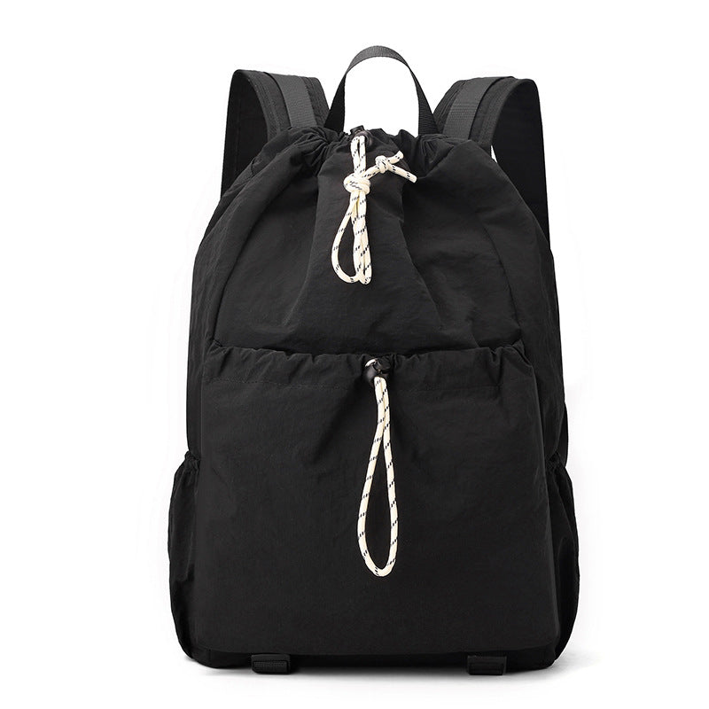 Compact Drawstring Travel Backpack Bowlift
