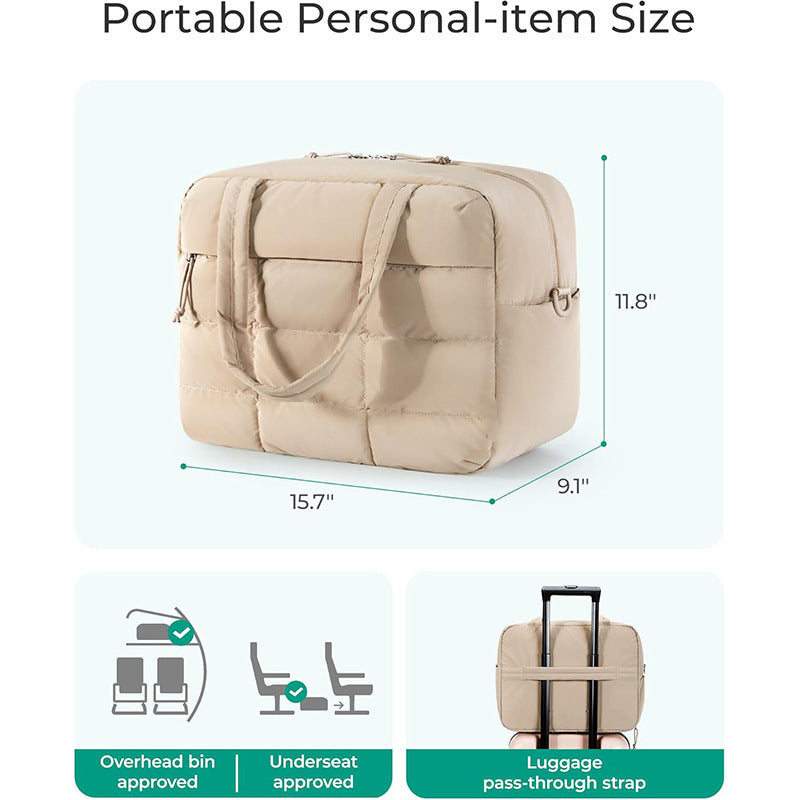 Multifunctional Sports Bag with Integrated Shoe Compartment Bowlift