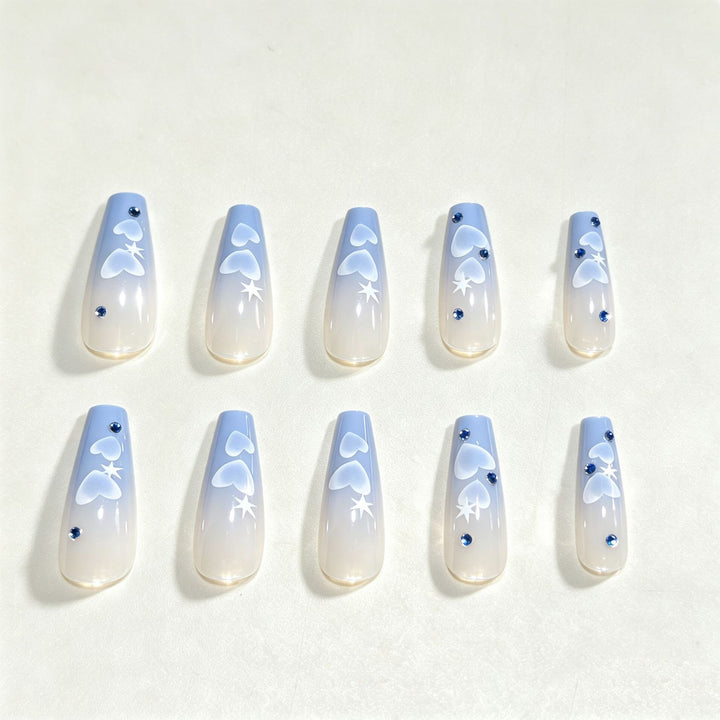 Artistic Press-On Nail Art Tips Bowlift