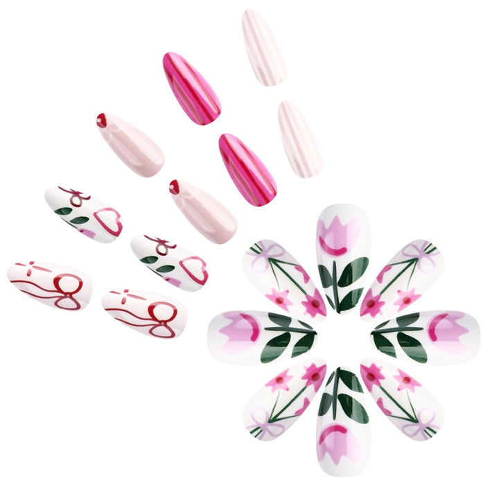 Floral Decorative Nail Art Bowlift