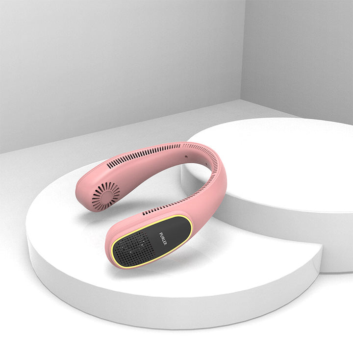 Women's Wearable Neck Fan with Ergonomic Design Bowlift
