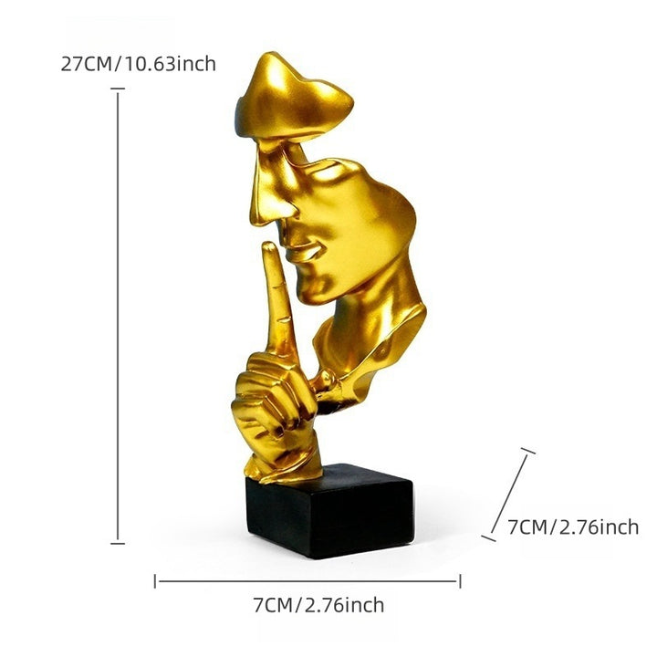 Artful figure with shield motif Bowlift