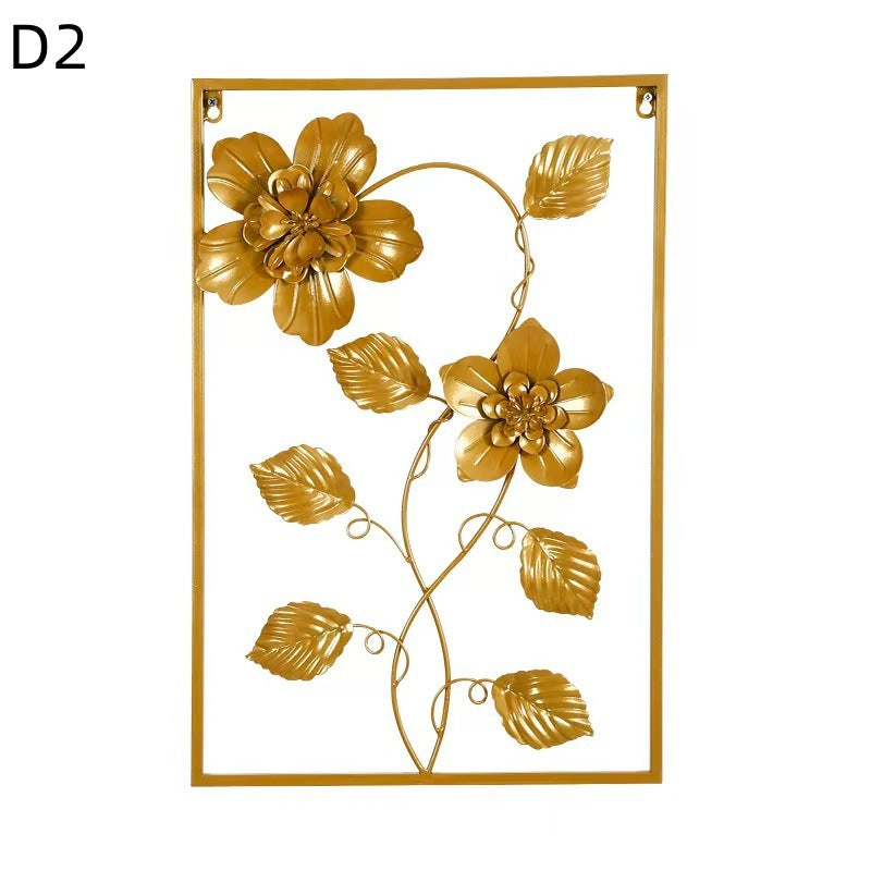 Floral Metal Wall Artwork Bowlift