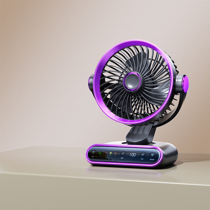 Women's Portable Air Circulation Stand Fan with Digital Control Bowlift