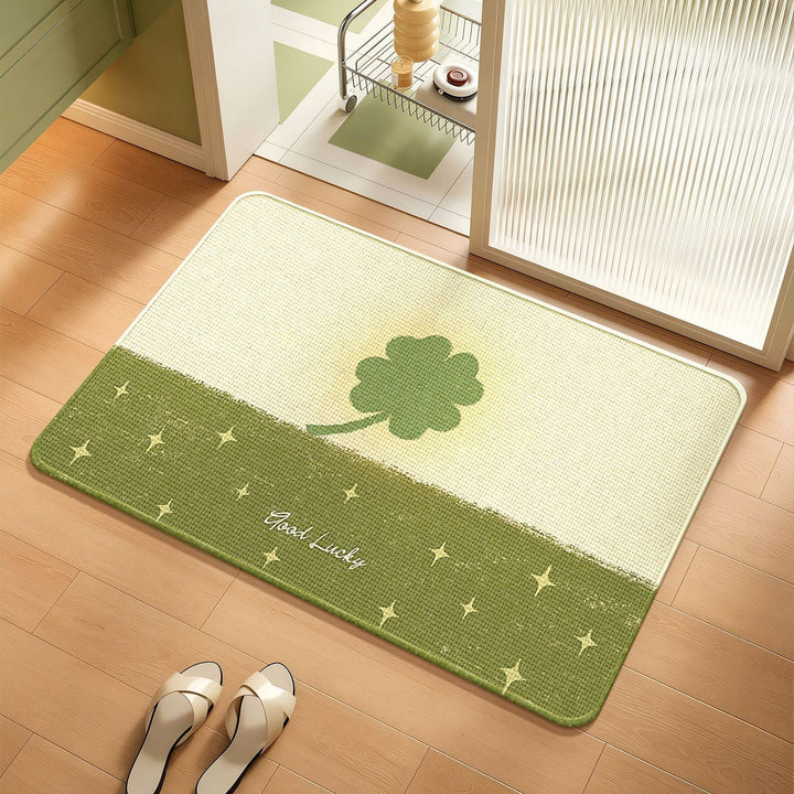 Floral Themed Bathroom Rug Bowlift