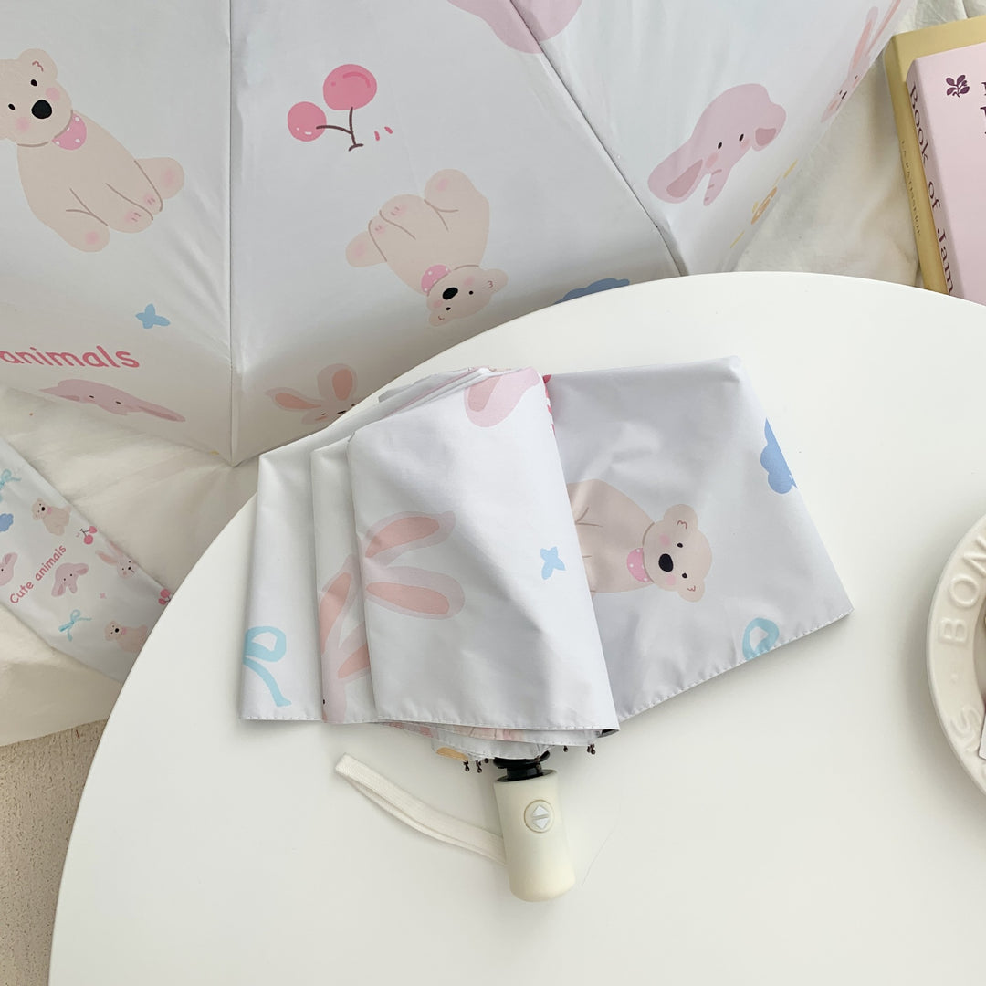 Ladies folding umbrella Bowlift