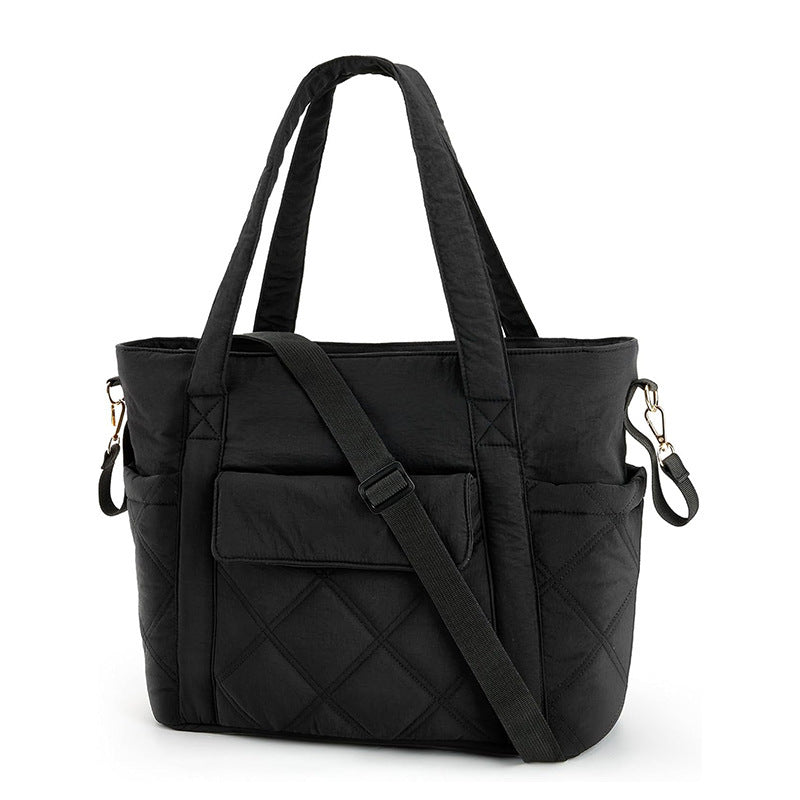Elegant Quilted Tote Bag Bowlift