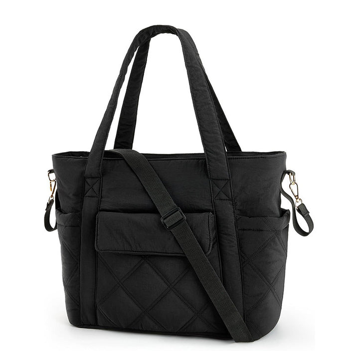 Elegant Quilted Tote Bag Bowlift