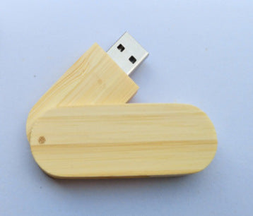 Eco-Friendly Bamboo USB Flash Drive Bowlift