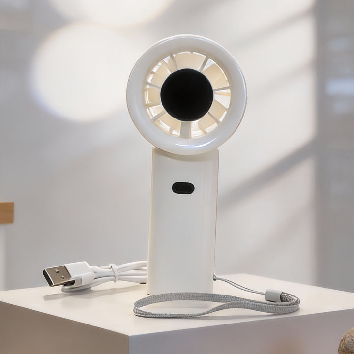 Women Portable Mini Fan with USB Charging Function Bowlift