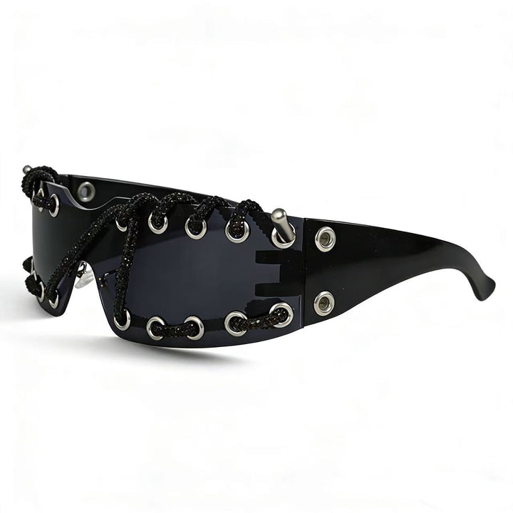 Women's sunglasses with unique lacing design Bowlift