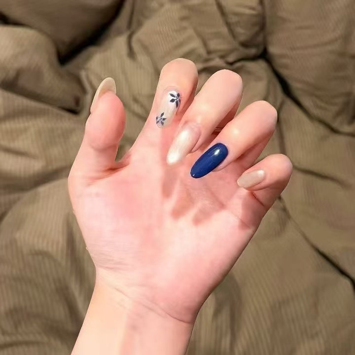 Artistic Floral-Inspired Press-On Nail Set Bowlift