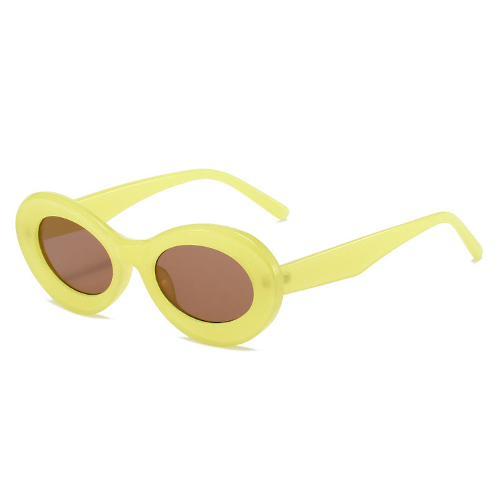 Ladies fashionable sunglasses in oval design Bowlift