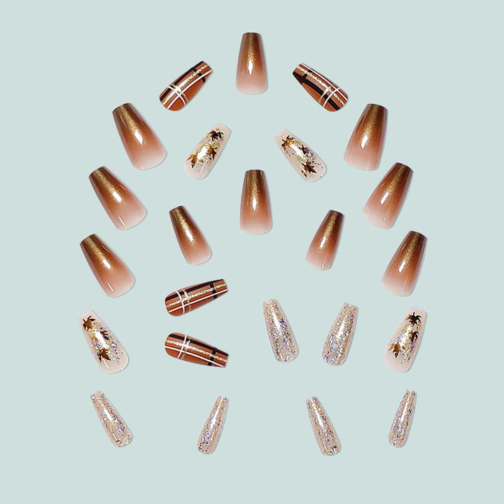 Artful nail art with sparkling accents Bowlift