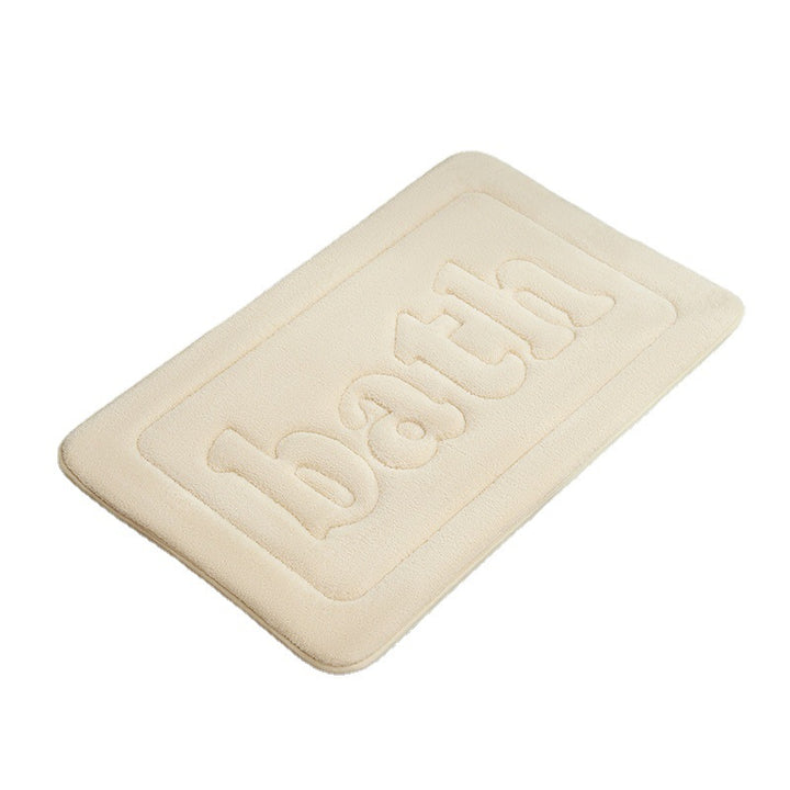 Absorbent Memory Foam Bath Mat Bowlift