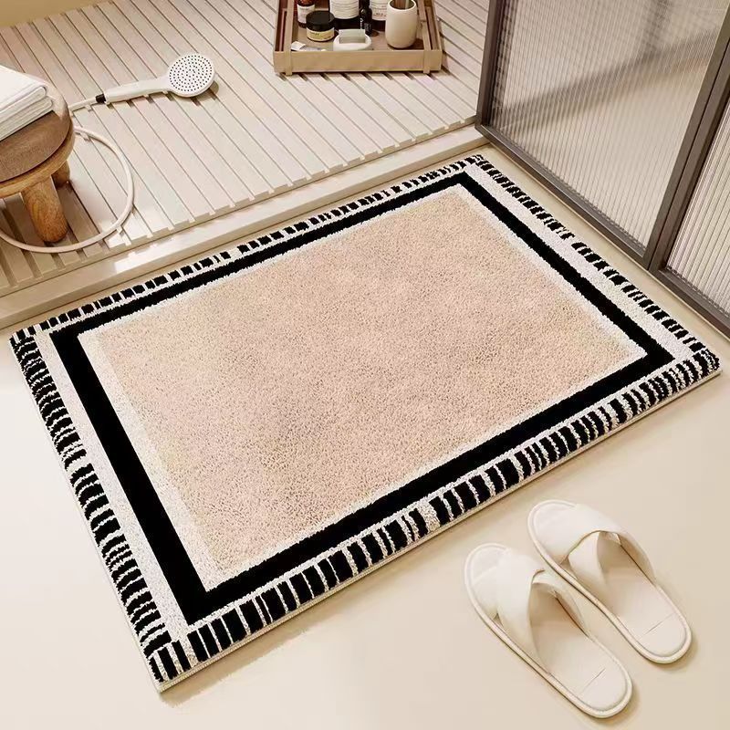 Textured Absorbent Bathroom Mat Bowlift