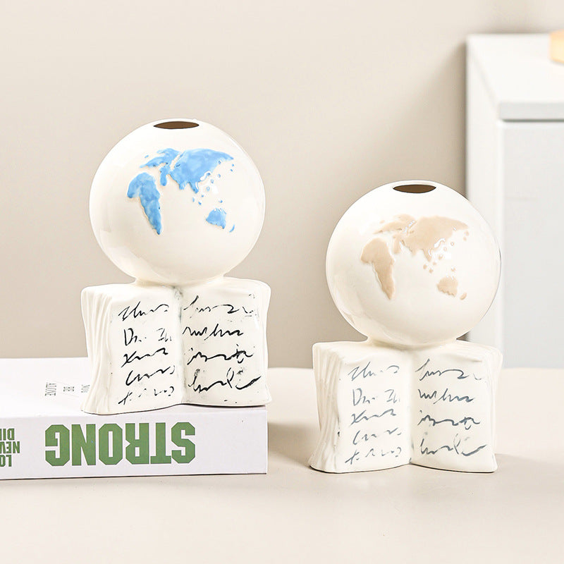 Elegant Ceramic Globe Bank Bowlift