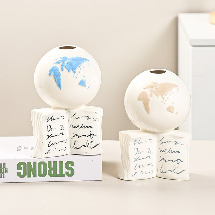 Elegant Ceramic Globe Bank Bowlift