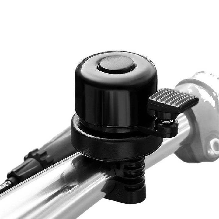 compact universal bicycle handlebar bell with quick-release clamp Bowlift