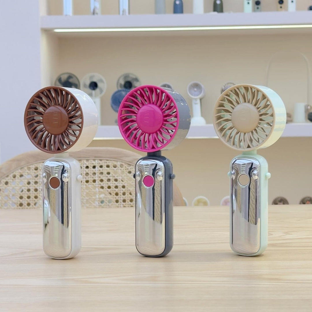 Unisex Portable Handheld Fan with Powerful Battery and Compact Design Bowlift