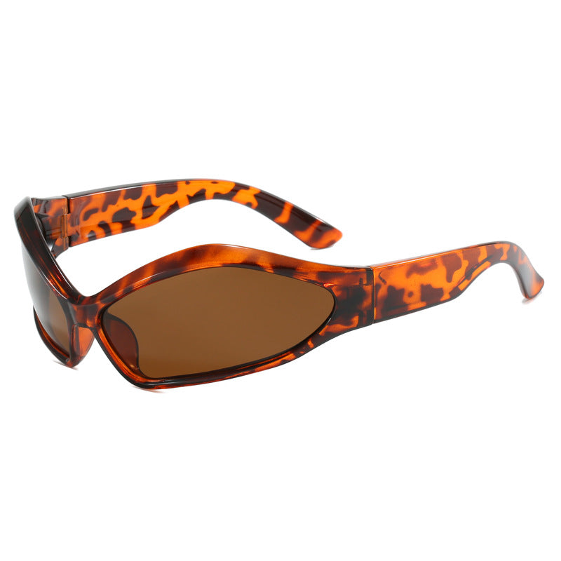 Women's Sporty Sunglasses with Aerodynamic Design Bowlift
