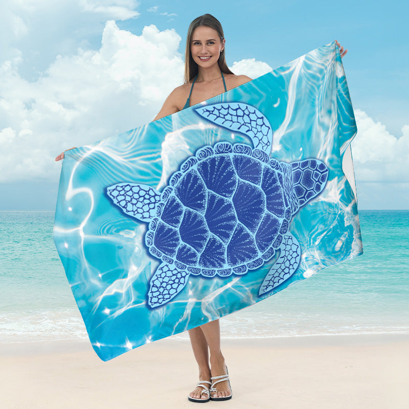 Beach towel with creative surf designs Bowlift
