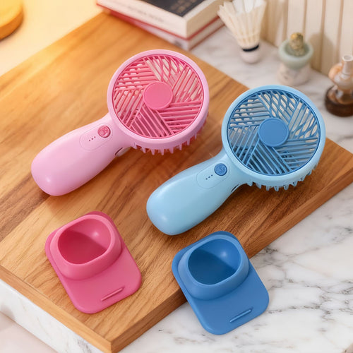 Women's Portable Table Fan with USB Charging Function and Adjustable Tilt Angle Bowlift