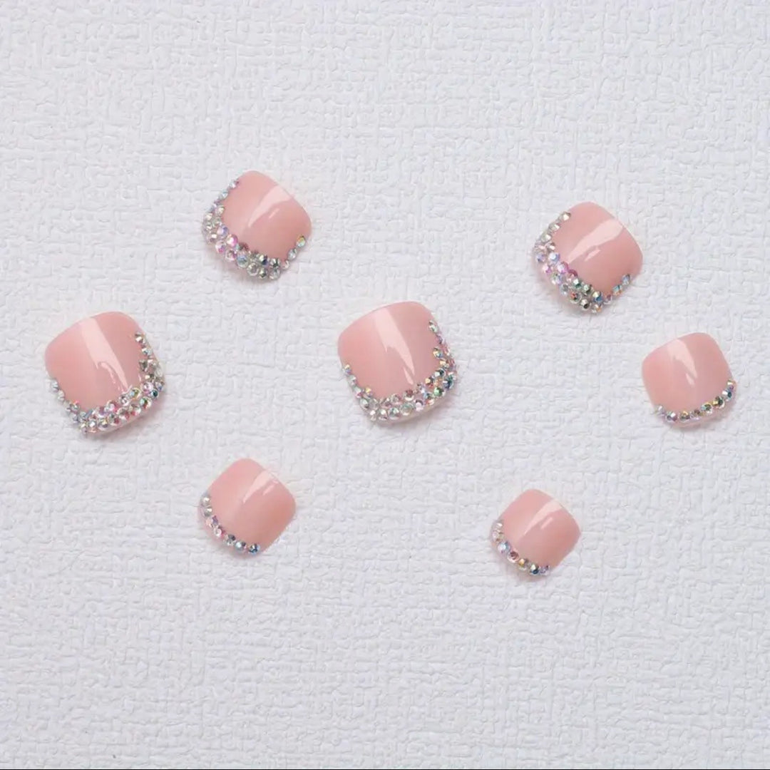 Nail art set with sparkling rhinestone decorations Bowlift