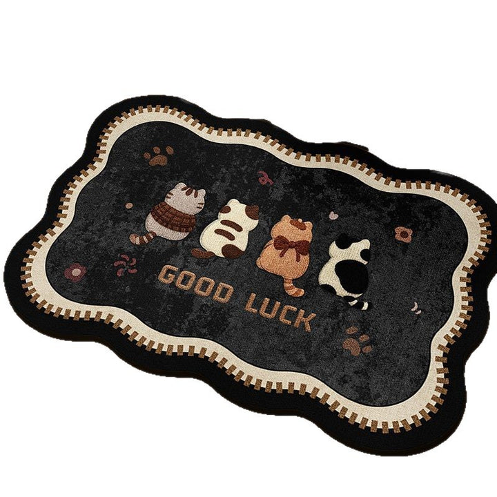 Playful Cartoon Bath Mat Bowlift