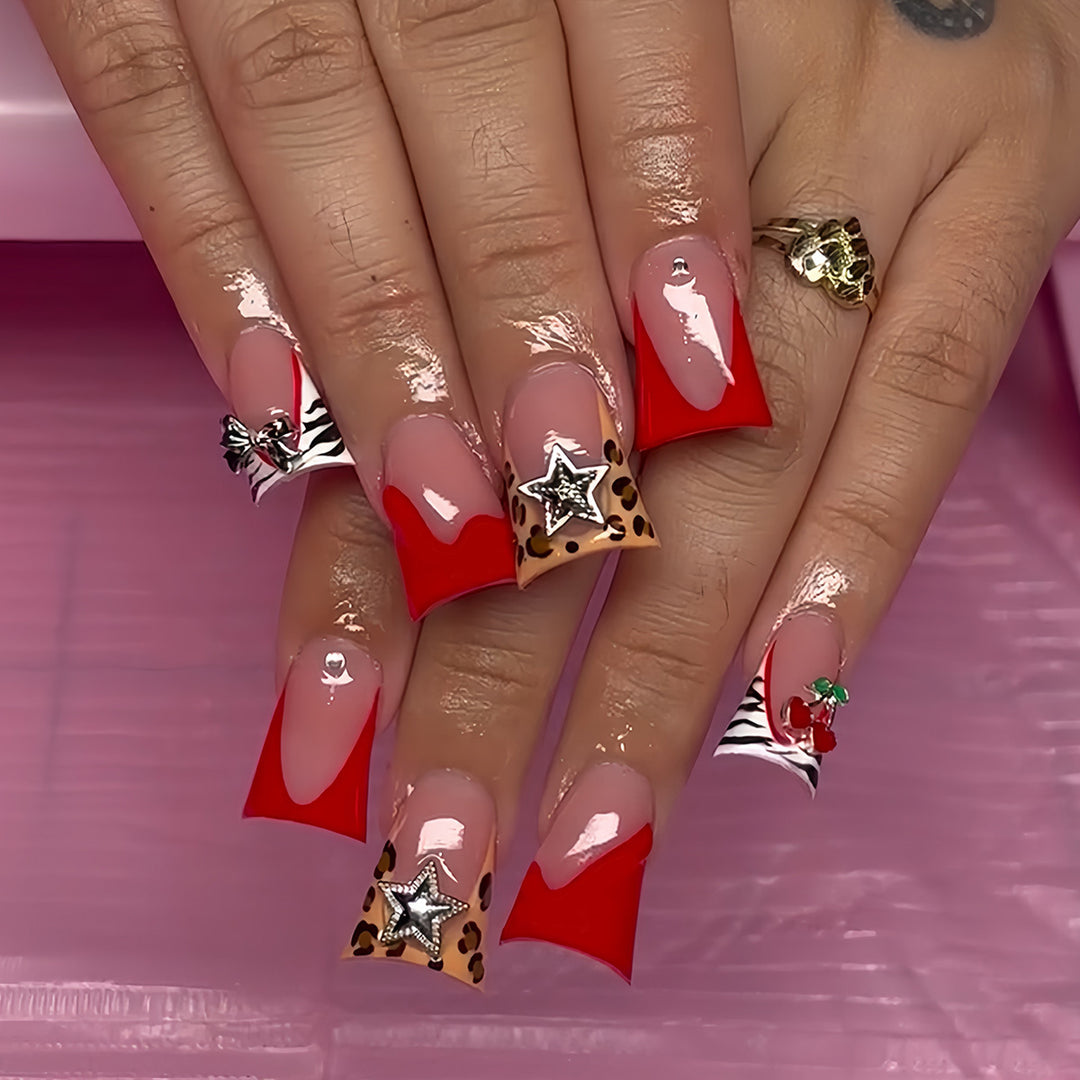 Trendy Artistic Acrylic Nail Design Bowlift