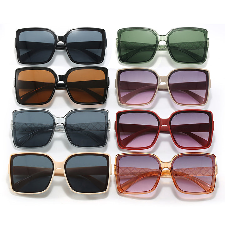 Women's fashionable square sunglasses with elegant frame Bowlift