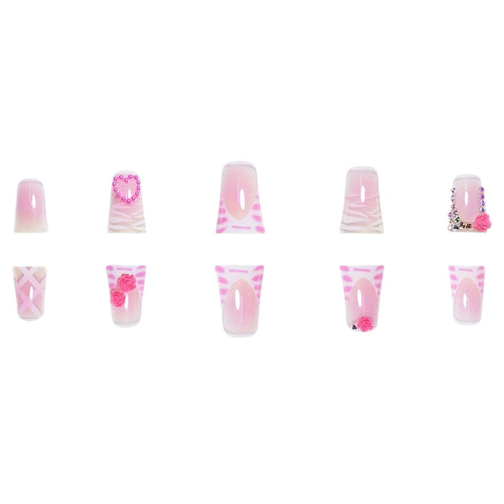 Decorative Floral Nail Art Set Bowlift