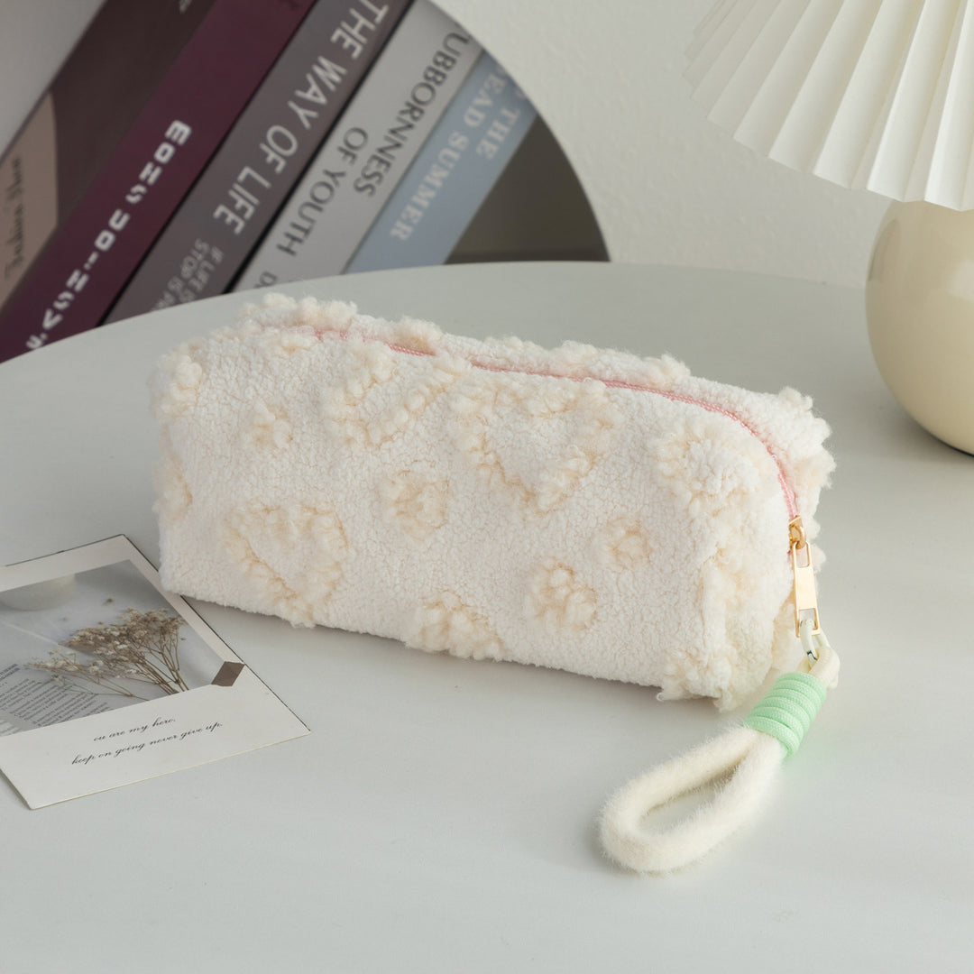 Plush Textured Pencil Case Bowlift