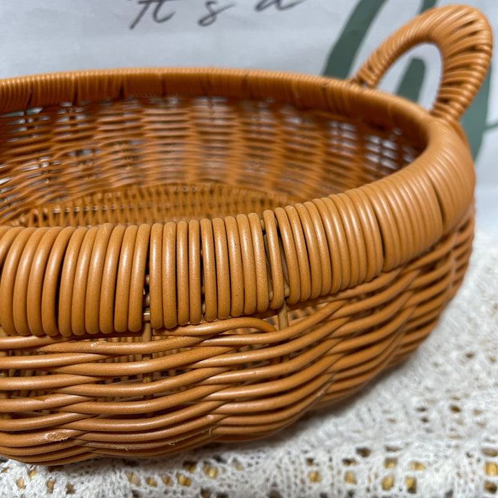 Handmade Natural Woven Serving Tray Bowlift