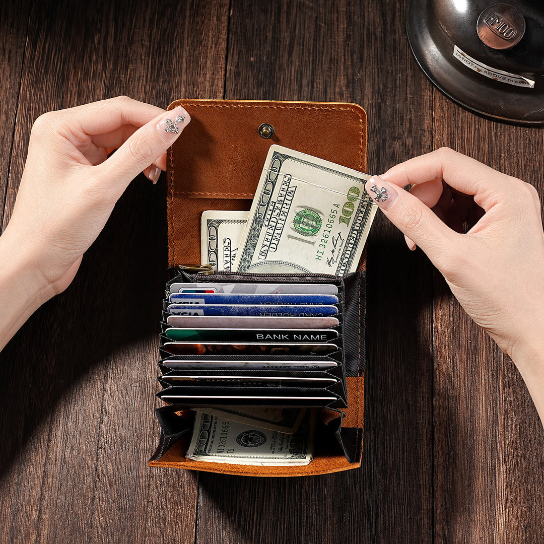 Classic Leather Compartment Wallet