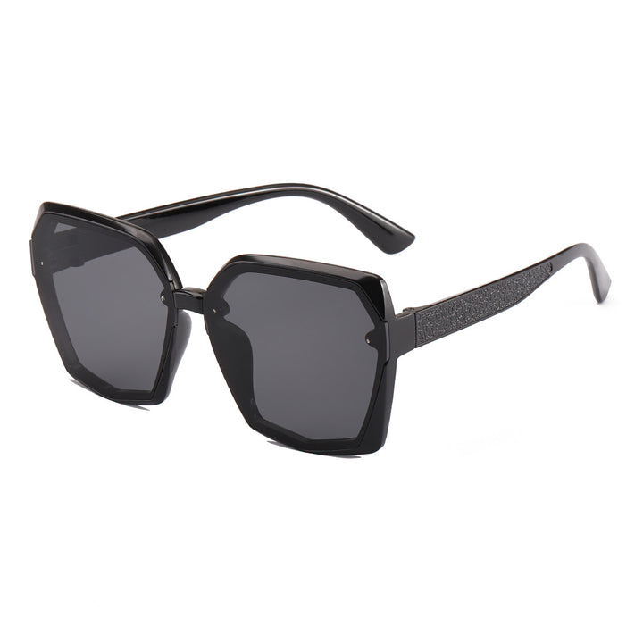 Women's fashionable sunglasses with eye-catching polygon frame Bowlift