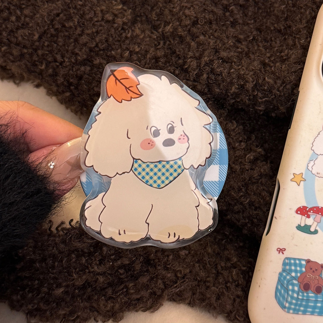 Cute Dog Smartphone Holder Bowlift
