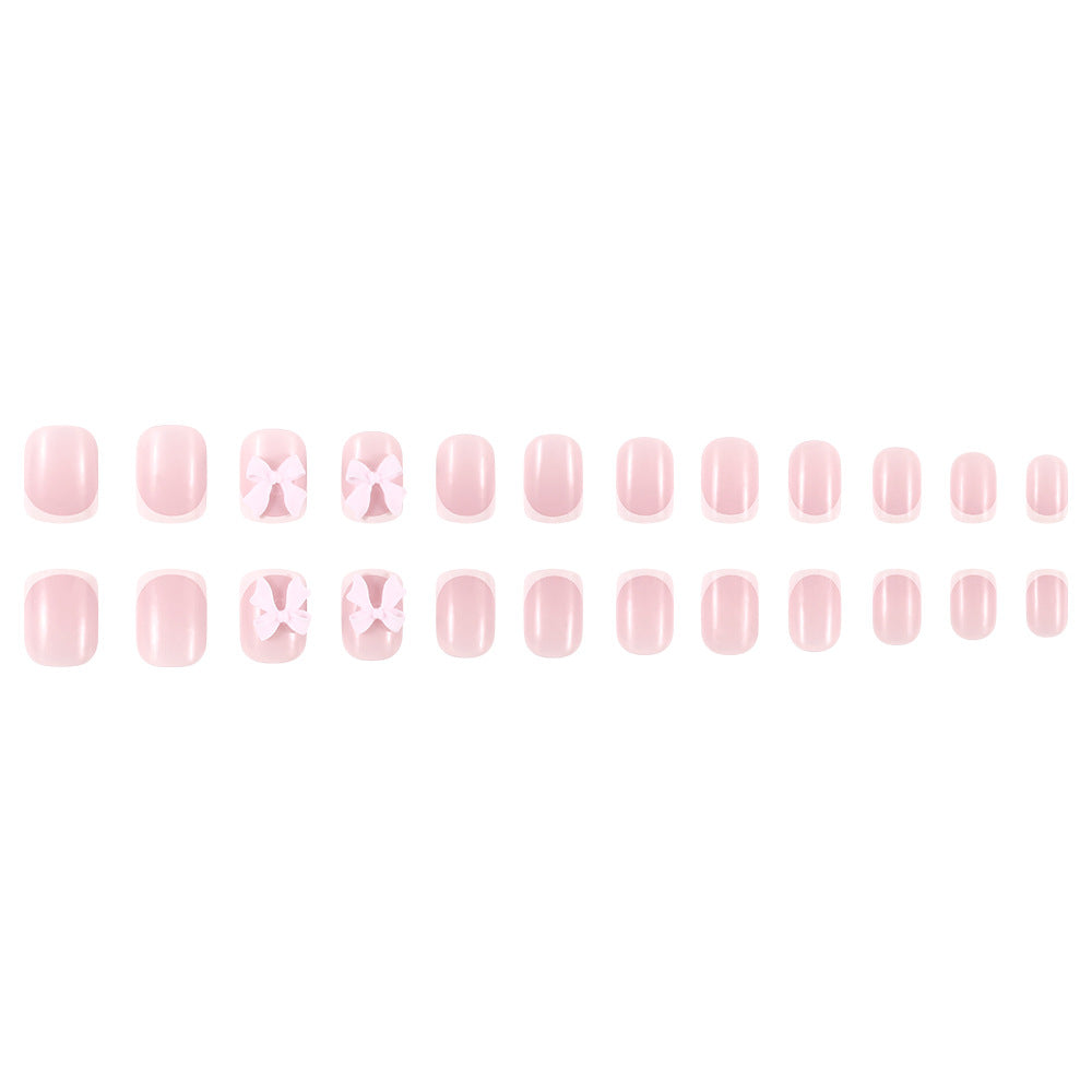 Floral Embellished Press-On Nail Art Bowlift