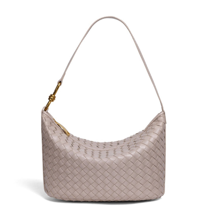 Woven Leather Hobo Bag Bowlift