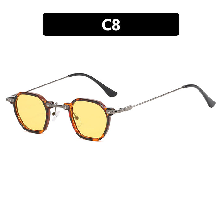 Ladies stylish sunglasses with unique hexagonal shape and sturdy frame Bowlift